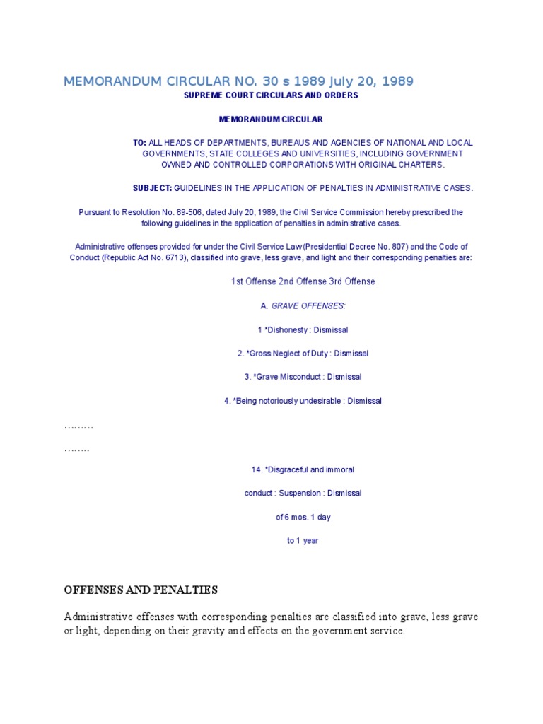 Dismissal From Civil Service PDF Dishonesty Crime & Violence
