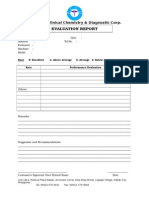 Evaluation Report: Philippine Clinical Chemistry & Diagnostic Corp