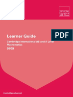 151728 Cambridge Learner Guide for as and a Level Mathematics