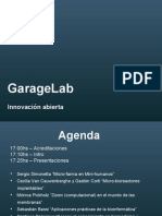 GarageLab - Septiembre 09 - Workshop Bio