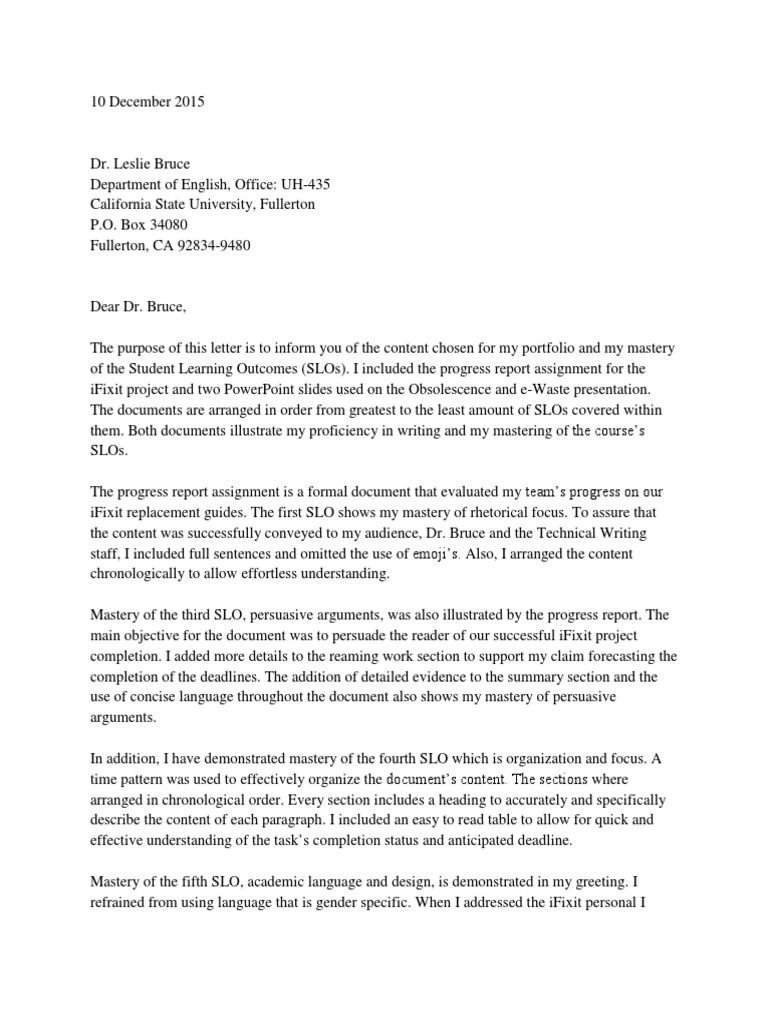 final cover letter American Psychological Association