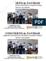 Programa Orquesta Alcolea Diciembre 2015 - 2