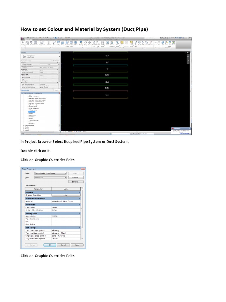 Setting Colors and Materials in Systems | PDF