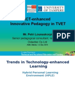 ICT-enhanced Innovative Pedagogy in TVET