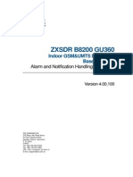 ZXSDR B8200 GU360 (V4.00.100) Notification Handling Reference