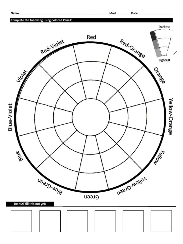 Color Wheel Ws | PDF | Career & Growth