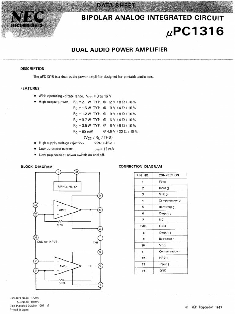 Electronics Component Datasheet Guide | PDF