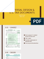 Universal Design U S Tax Documents