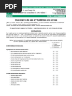 Questionnaire SNOT-22 en Français | PDF | Maladies et troubles
