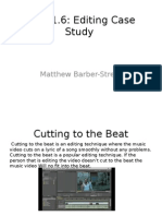 Task 1.6: Editing Case Study: Matthew Barber-Street