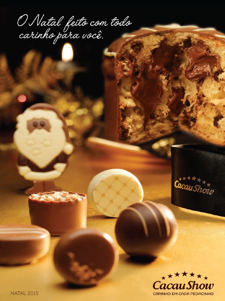 Folder De Natal Cacau Show Pdf