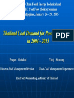 Thailand energy projection 2004-2015