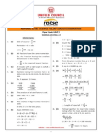 NSTSE Class 6 Solution