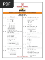 NSTSE Class 7 Solution