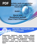 Download BAB 15 ASPEK KEPRILAKUAN PADA PENGAMBILAN KEPUTUSAN DAN PARA PENGAMBIL KEPUTUSAN PPT by Raudhatul Jannah SN293019415 doc pdf