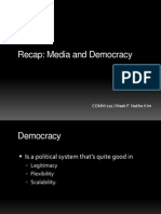 Media Democracy: Lecture Summary