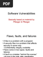 Software Vulnerabiliites