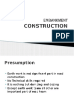 Embankment Construction
