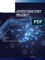 investigatory project on physics