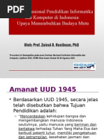 1. Pendidikan Berbasis Standar Bina Insani