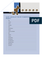 Powerpoint Slide Checklist