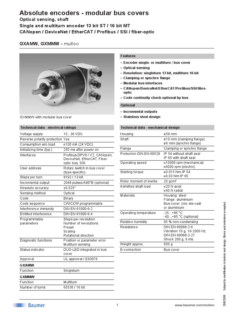 Manual Encoder Absoluto IVO | PDF | Electrical Connector | Electrical ...