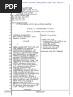 Cutting Edge v. Tesfaye - Weeknd The Hills Copyright Complaint PDF