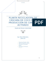 Diseño de Planta Recilcadora de Cascara de Coco