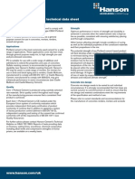 Hanson Cem 1 Portland Cement Data Sheet