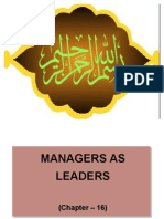 Managers As Leaders