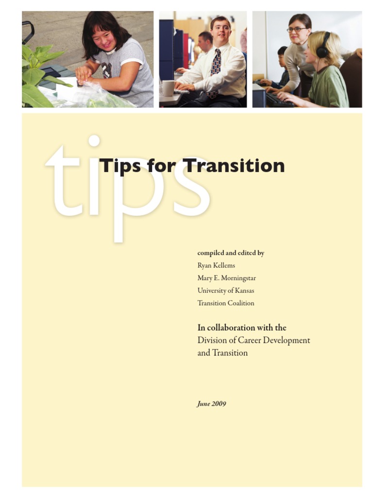 Tips For Transitions | PDF | Individualized Education Program | Disability