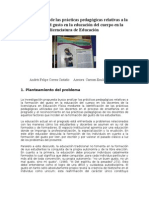 Análisis Crítico de Las Prácticas Pedagógicas Relativas A La Formación Del Gusto en La Educación Del Cuerpo en La Licenciatura en Educación Física