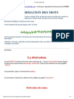 Formation (La) Des Mots PDF