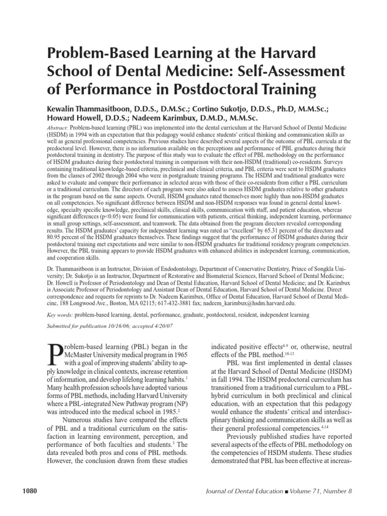 Harvard School of Dental Medicine (2) Health Sciences Wellness