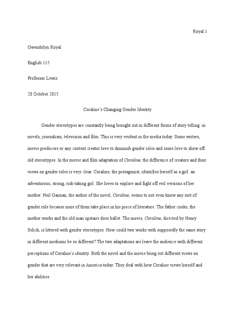 Coraline chapter 1 questions image