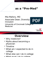 Pre Med Presentation 1