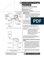 Valvula de Control de Altura Procedimiento de Instalacion