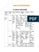  Mis Actividades. Modulo 6