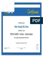 Certificado RECICLAGEM Cartorio ModuloDigital