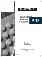 Accounting for special transactions part - I