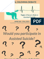 ethical dilemma debate  assisted suicide