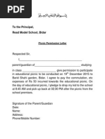 Sample Authorization Letter To Pick Up Child From School | PDF
