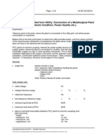 Questionnaire for Power Quality