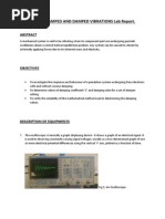 Download vibrations Lab report by Jawad Hussain SN293078857 doc pdf