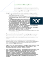 Chapter 29: Nursing Management: Obstructive Pulmonary Diseases