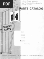 International 2500 Tractor Series B Parts Manual TC-175 - 4/1974