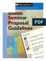 Proposal Guidelines