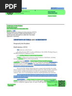 Paris Agreement - Comparison of the final draft with the previous draft