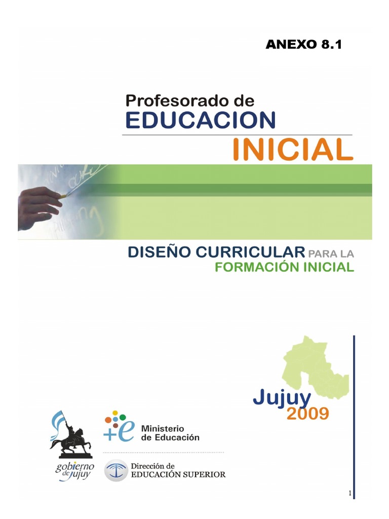 Diseño Curricular Inicial Jujuy 2023 | PDF | Plan de estudios | Jardín ...
