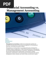 Financial Accounting Vs